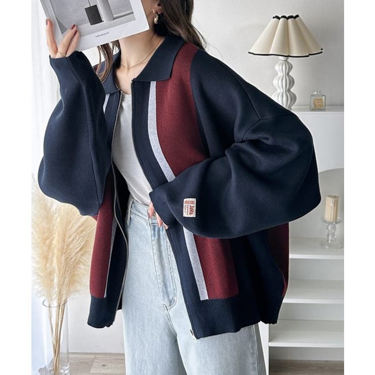 Java ジャバコラボ》大人レトロな一枚。ヴィンテージ風ニット
