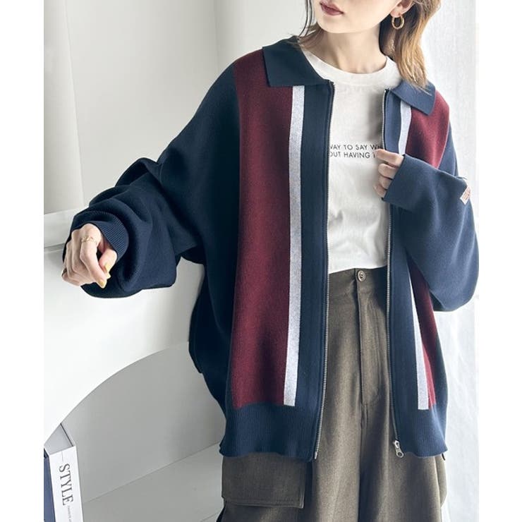 Java ジャバコラボ》大人レトロな一枚。ヴィンテージ風ニット
