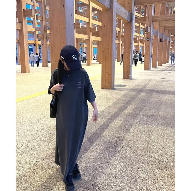 大人のラフスタイル。綿100%ピグメント加工グラフィックワンピース | Classical Elf  | 詳細画像20 