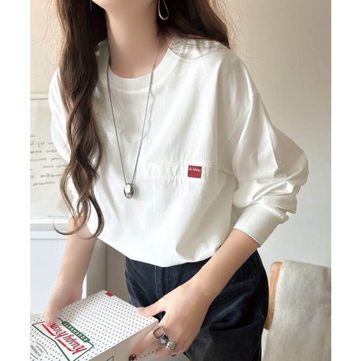 シンプルなのに格上げ。綿100％シルケット素材裾ドロストオーバーサイズTシャツ | Classical Elf  | 詳細画像15 