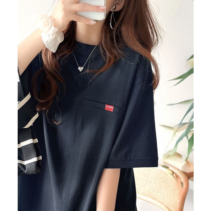 シンプルなのに格上げ。綿100％シルケット素材裾ドロストオーバーサイズTシャツ | Classical Elf  | 詳細画像17 