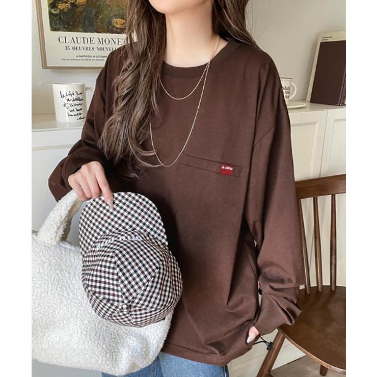 シンプルなのに格上げ。綿100％シルケット素材裾ドロストオーバーサイズTシャツ | Classical Elf  | 詳細画像36 