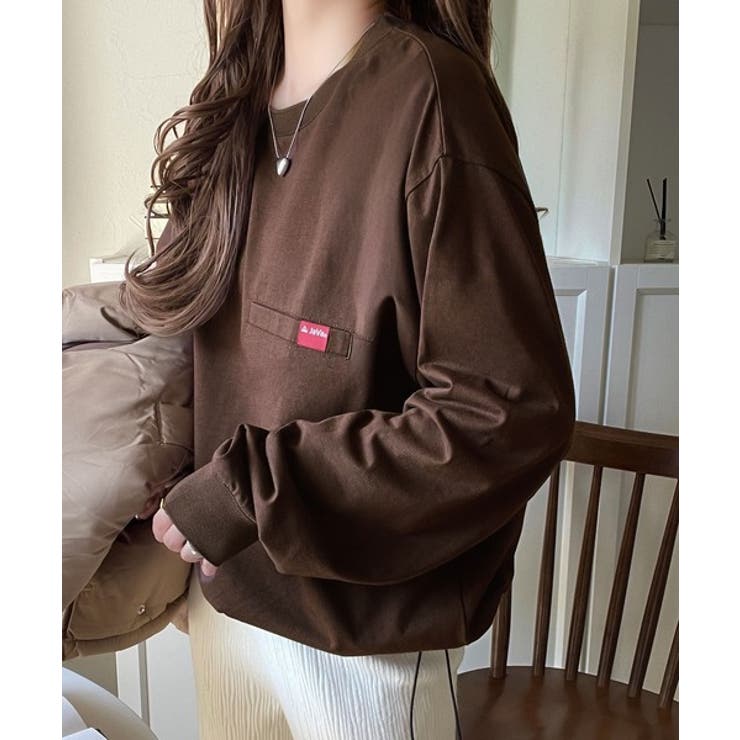 シンプルなのに格上げ。綿100％シルケット素材裾ドロストオーバーサイズTシャツ | Classical Elf  | 詳細画像41 