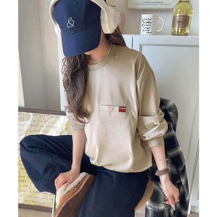 シンプルなのに格上げ。綿100％シルケット素材裾ドロストオーバーサイズTシャツ | Classical Elf  | 詳細画像54 