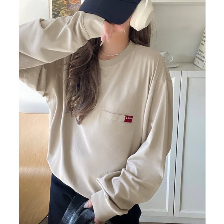 シンプルなのに格上げ。綿100％シルケット素材裾ドロストオーバーサイズTシャツ | Classical Elf  | 詳細画像55 