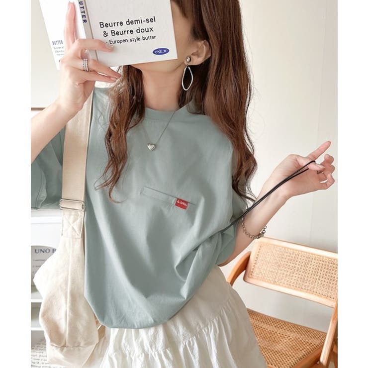 シンプルなのに格上げ。綿100％シルケット素材裾ドロストオーバーサイズTシャツ | Classical Elf  | 詳細画像60 