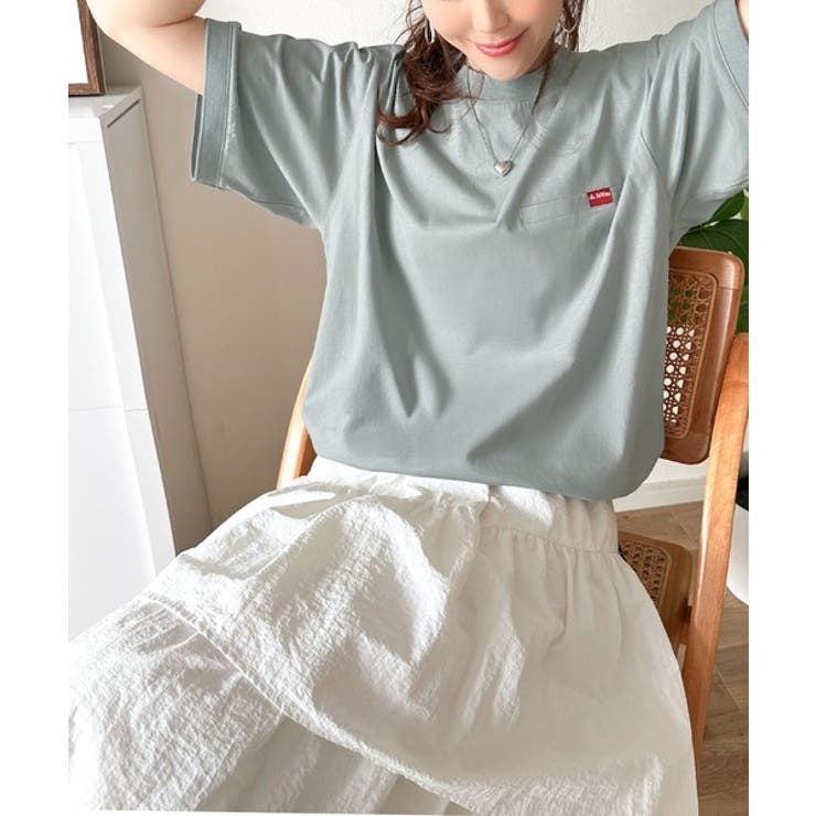 シンプルなのに格上げ。綿100％シルケット素材裾ドロストオーバーサイズTシャツ | Classical Elf  | 詳細画像66 