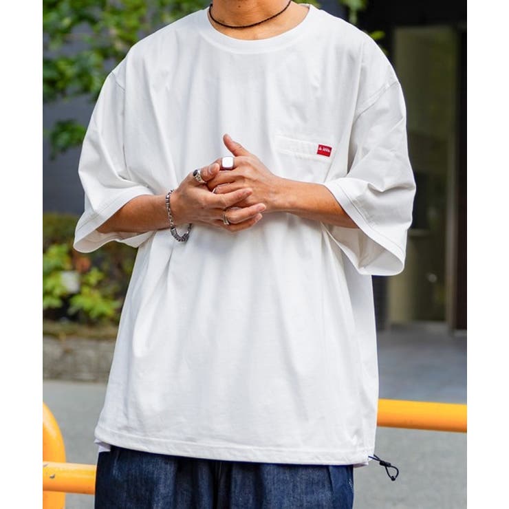 シンプルなのに格上げ。綿100％シルケット素材裾ドロストオーバーサイズTシャツ | Classical Elf  | 詳細画像67 