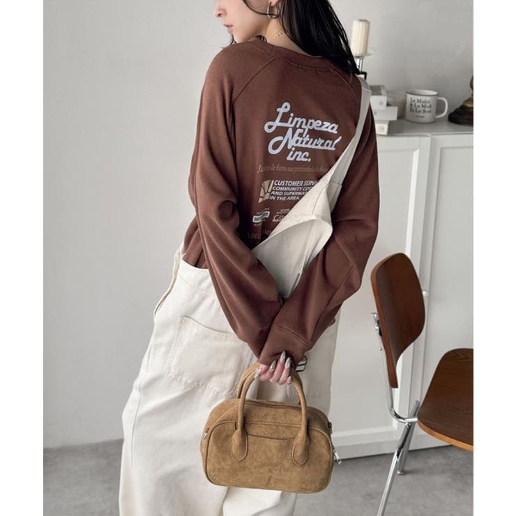 カジュアルコーデの主役に。イベントバックロゴ裏起毛プルオーバー | Classical Elf  | 詳細画像18 