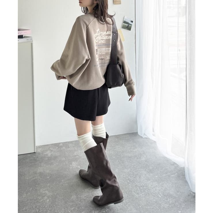 カジュアルコーデの主役に。イベントバックロゴ裏起毛プルオーバー | Classical Elf  | 詳細画像27 