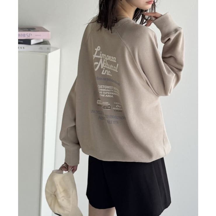 カジュアルコーデの主役に。イベントバックロゴ裏起毛プルオーバー | Classical Elf  | 詳細画像28 