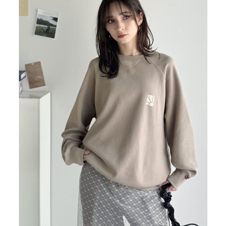 カジュアルコーデの主役に。イベントバックロゴ裏起毛プルオーバー | Classical Elf  | 詳細画像31 