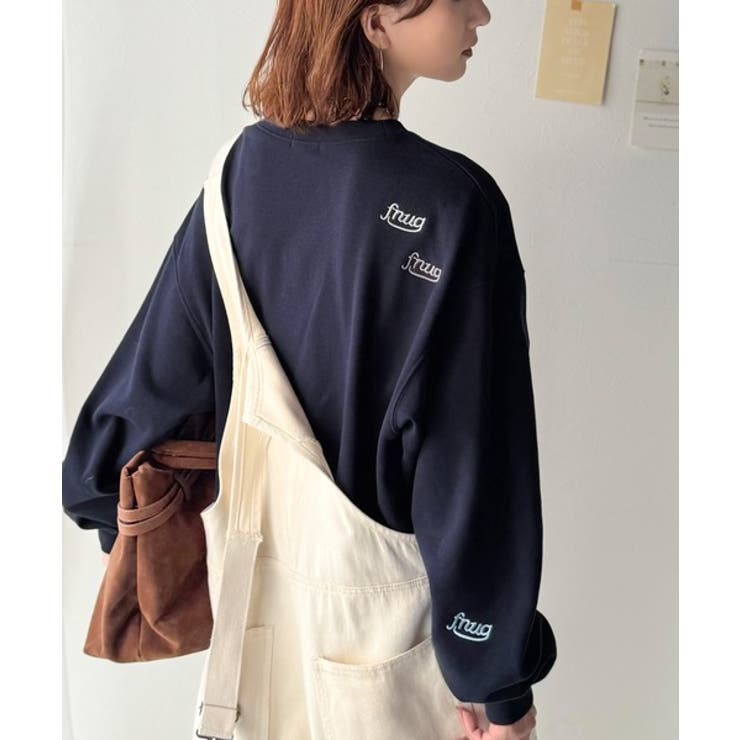 着るだけで今っぽさ叶う。ランダム刺繍クロップド丈裏起毛スウェット | Classical Elf  | 詳細画像16 