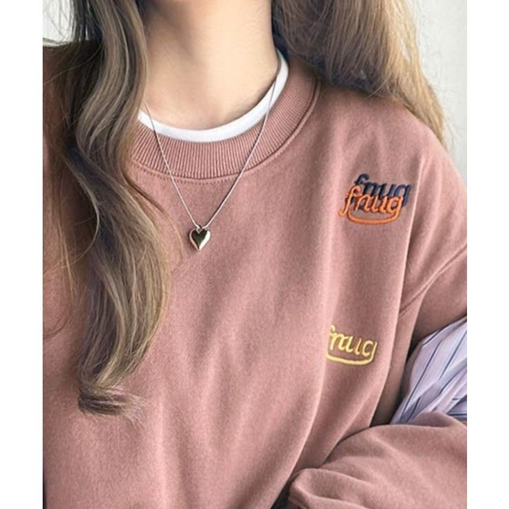 着るだけで今っぽさ叶う。ランダム刺繍クロップド丈裏起毛スウェット | Classical Elf  | 詳細画像28 