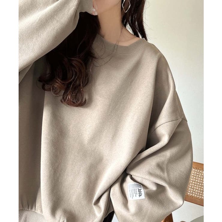 リラクシーに着こなす、オンナっぽカジュアル！裏起毛ワイドネックビックスウェット | Classical Elf  | 詳細画像41 