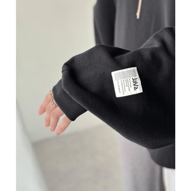 リラクシーに着こなす、オンナっぽカジュアル！裏起毛ワイドネックビックスウェット | Classical Elf  | 詳細画像51 