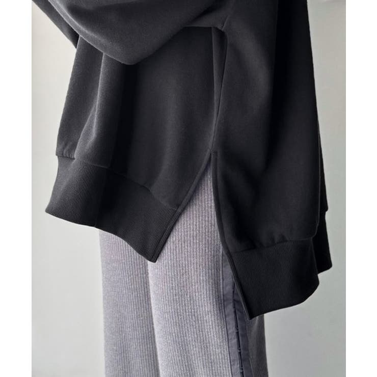 リラクシーに着こなす、オンナっぽカジュアル！裏起毛ワイドネックビックスウェット | Classical Elf  | 詳細画像52 