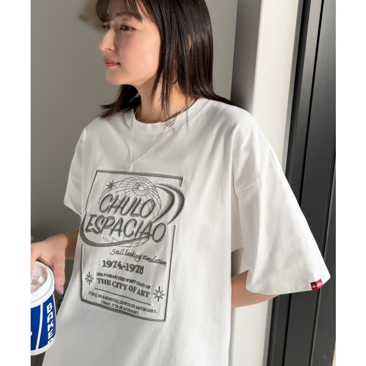 《JaVaジャバコラボ》シンプル派にも推したい！綿100％グラフィック刺繍Tシャ… | Classical Elf  | 詳細画像6 