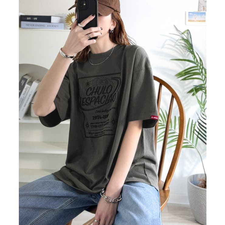《JaVaジャバコラボ》シンプル派にも推したい！綿100％グラフィック刺繍Tシャ… | Classical Elf  | 詳細画像22 