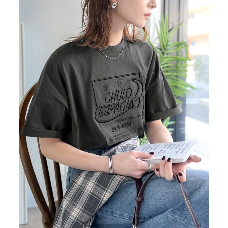 《JaVaジャバコラボ》シンプル派にも推したい！綿100％グラフィック刺繍Tシャ… | Classical Elf  | 詳細画像23 