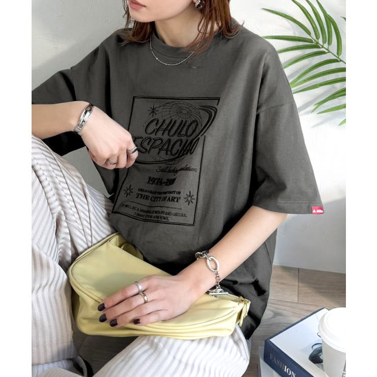 《JaVaジャバコラボ》シンプル派にも推したい！綿100％グラフィック刺繍Tシャ… | Classical Elf  | 詳細画像28 