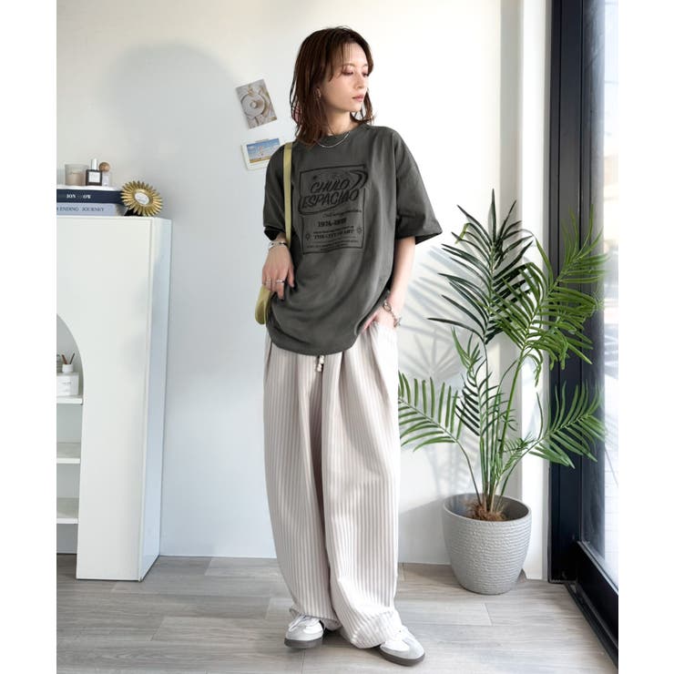 《JaVaジャバコラボ》シンプル派にも推したい！綿100％グラフィック刺繍Tシャ… | Classical Elf  | 詳細画像29 