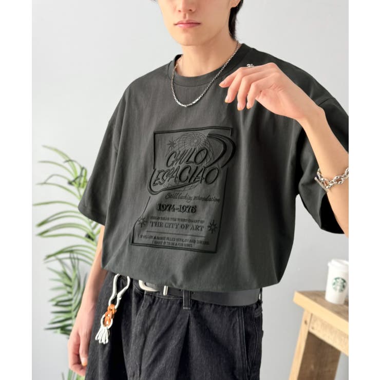 《JaVaジャバコラボ》シンプル派にも推したい！綿100％グラフィック刺繍Tシャ… | Classical Elf  | 詳細画像31 