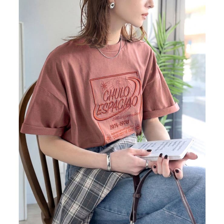 《JaVaジャバコラボ》シンプル派にも推したい！綿100％グラフィック刺繍Tシャ… | Classical Elf  | 詳細画像50 
