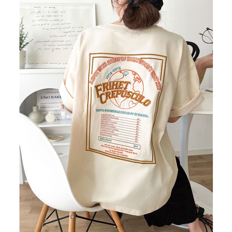 《JaVaジャバコラボ》背中で語る。綿100％バックグラフィック刺繍Tシャツ（半… | Classical Elf  | 詳細画像7 