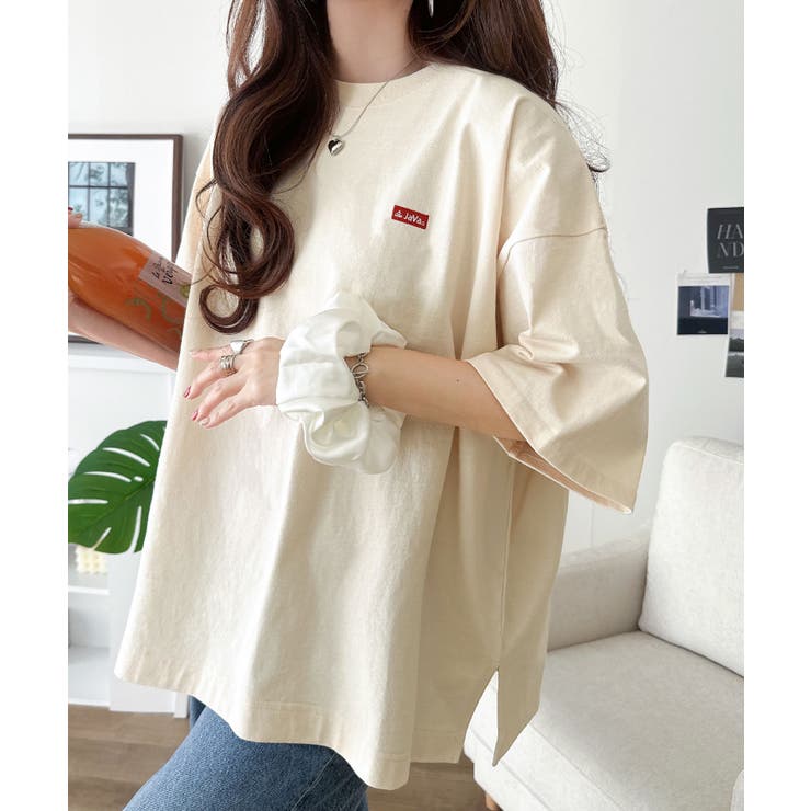 《JaVaジャバコラボ》背中で語る。綿100％バックグラフィック刺繍Tシャツ（半… | Classical Elf  | 詳細画像12 