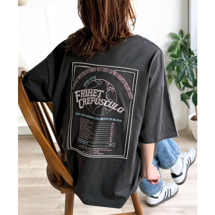 《JaVaジャバコラボ》背中で語る。綿100％バックグラフィック刺繍Tシャツ（半… | Classical Elf  | 詳細画像17 