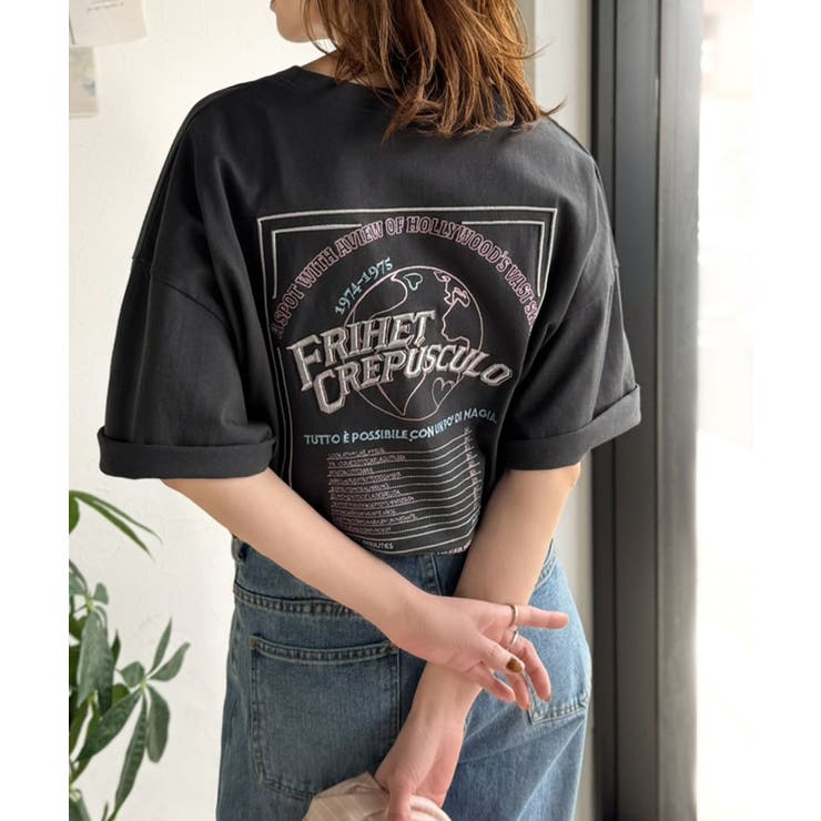 《JaVaジャバコラボ》背中で語る。綿100％バックグラフィック刺繍Tシャツ（半… | Classical Elf  | 詳細画像18 