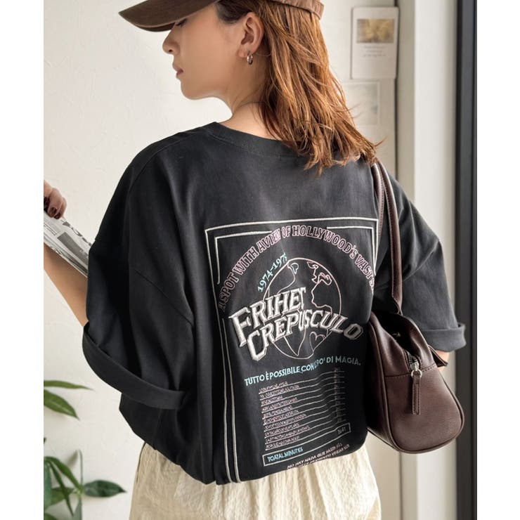 《JaVaジャバコラボ》背中で語る。綿100％バックグラフィック刺繍Tシャツ（半… | Classical Elf  | 詳細画像21 