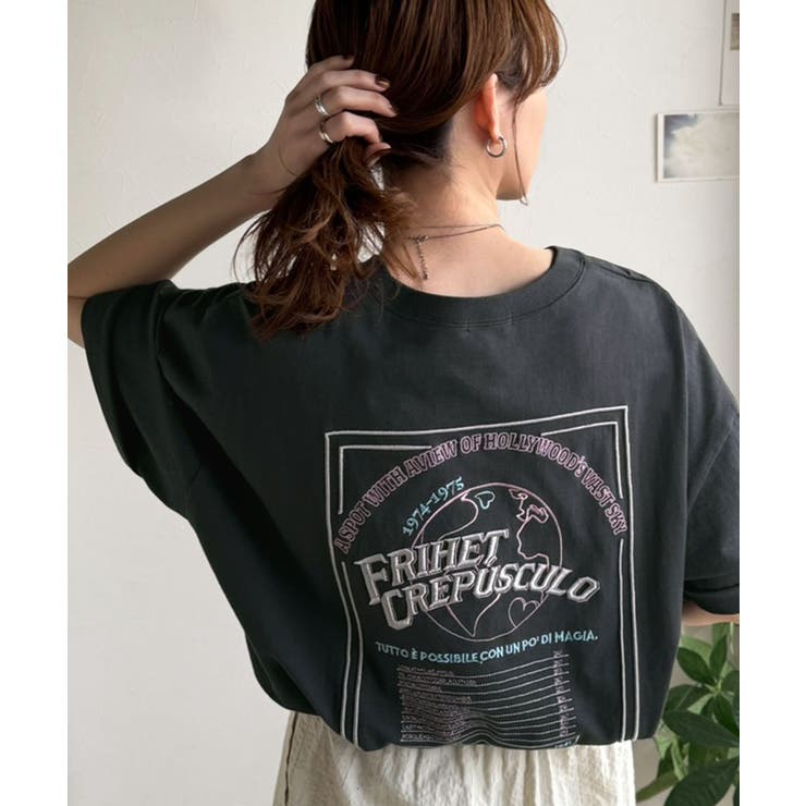 《JaVaジャバコラボ》背中で語る。綿100％バックグラフィック刺繍Tシャツ（半… | Classical Elf  | 詳細画像22 