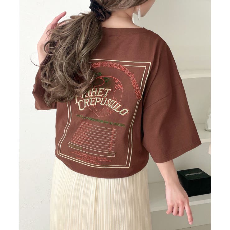 《JaVaジャバコラボ》背中で語る。綿100％バックグラフィック刺繍Tシャツ（半… | Classical Elf  | 詳細画像29 