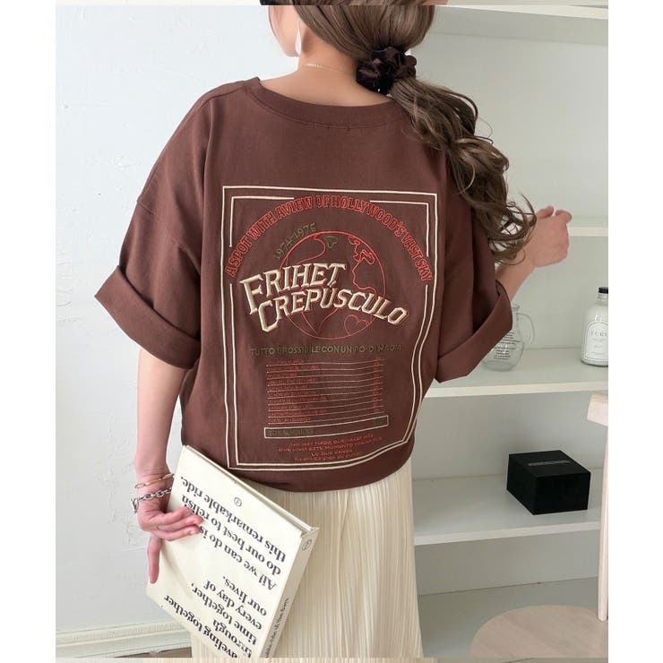 《JaVaジャバコラボ》背中で語る。綿100％バックグラフィック刺繍Tシャツ（半… | Classical Elf  | 詳細画像30 