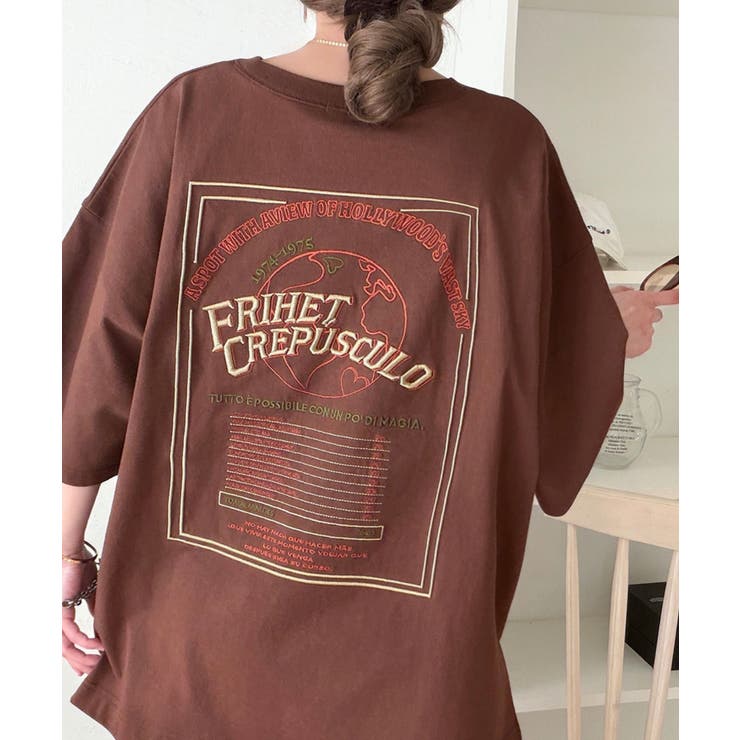 《JaVaジャバコラボ》背中で語る。綿100％バックグラフィック刺繍Tシャツ（半… | Classical Elf  | 詳細画像32 