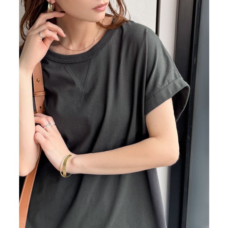 《JaVaジャバコラボ》背中で魅せる。バック刺繍フレンチスリーブTシャツ（半袖） | Classical Elf  | 詳細画像7 