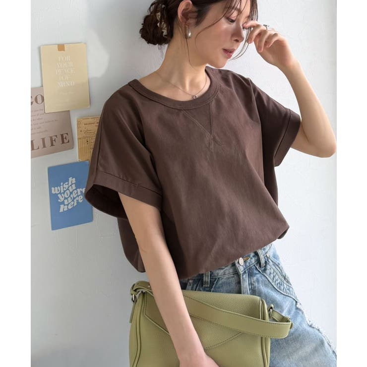 《JaVaジャバコラボ》背中で魅せる。バック刺繍フレンチスリーブTシャツ（半袖） | Classical Elf  | 詳細画像14 
