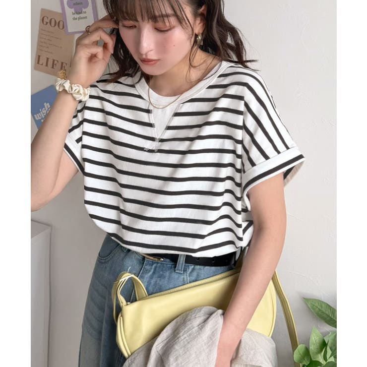 《JaVaジャバコラボ》背中で魅せる。バック刺繍フレンチスリーブTシャツ（半袖） | Classical Elf  | 詳細画像29 