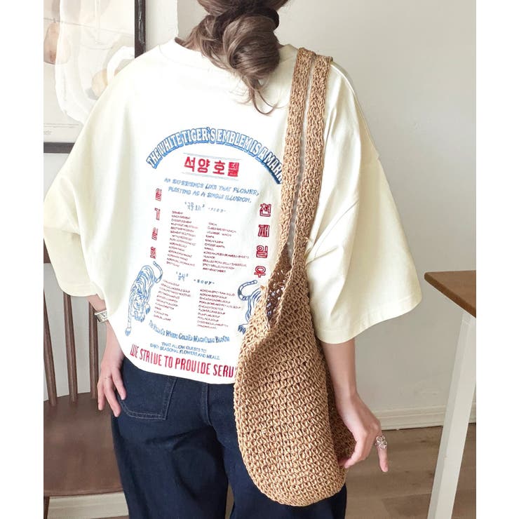 《JaVa ジャバコラボ》大人の魅力を引き立てる、綿100%個性派TEE！韓国刺… | Classical Elf  | 詳細画像6 