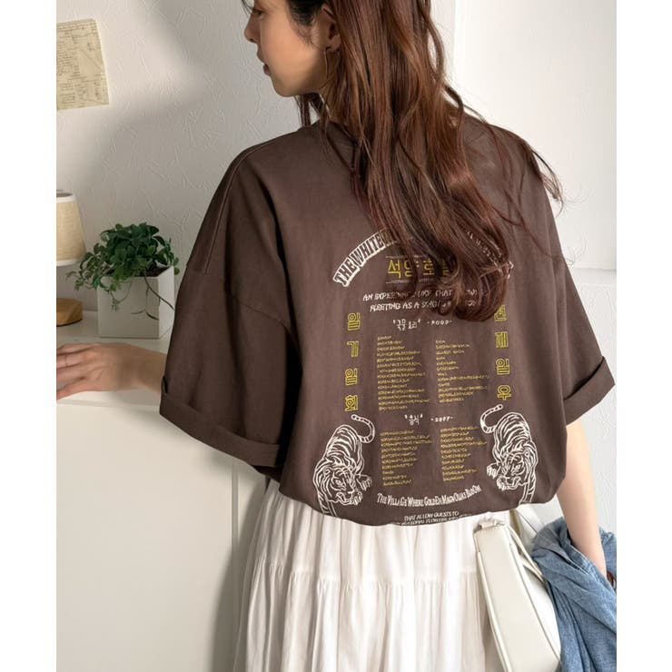 《JaVa ジャバコラボ》大人の魅力を引き立てる、綿100%個性派TEE！韓国刺… | Classical Elf  | 詳細画像28 