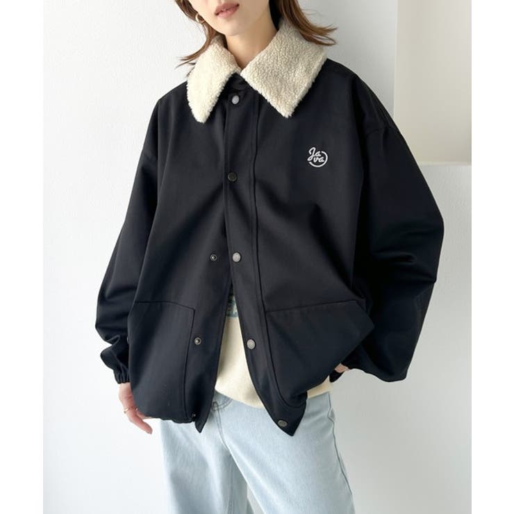 ボリュームが可愛い。取り外し可能ボアライナー付 5wayスタンドカラージャケット | Classical Elf  | 詳細画像18 