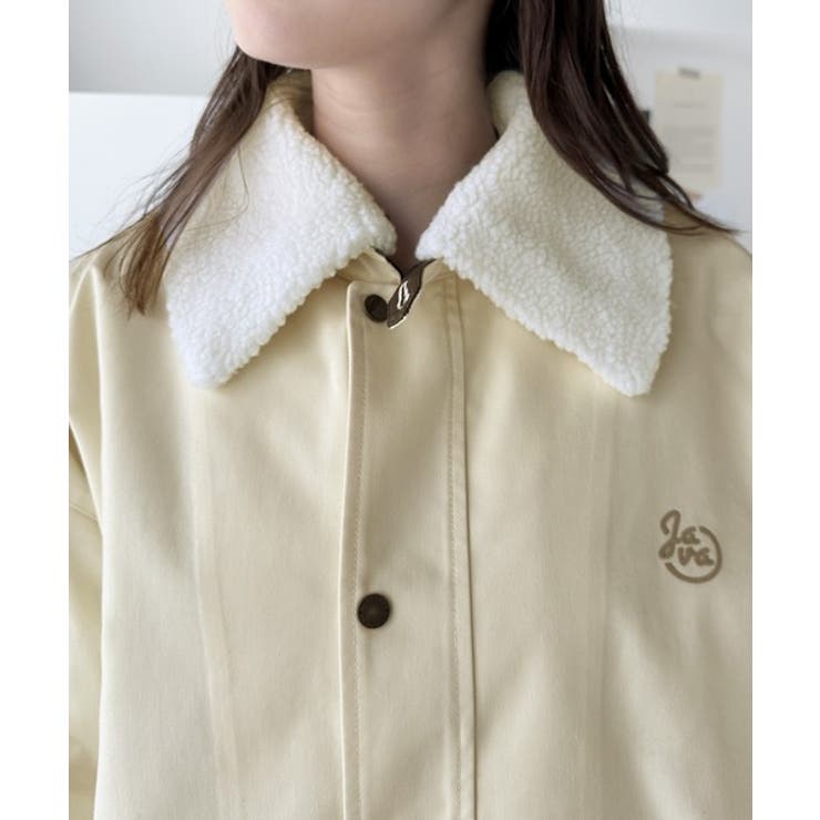 ボリュームが可愛い。取り外し可能ボアライナー付 5wayスタンドカラージャケット | Classical Elf  | 詳細画像28 
