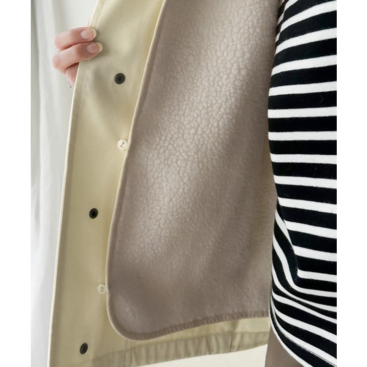 ボリュームが可愛い。取り外し可能ボアライナー付 5wayスタンドカラージャケット | Classical Elf  | 詳細画像30 