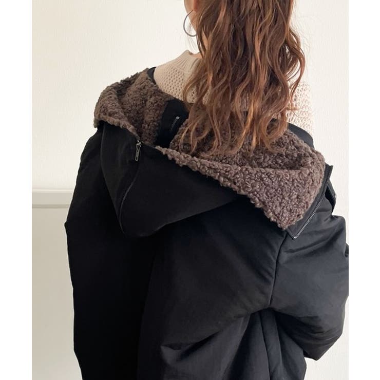 セーラー風カラーがあざとい。中綿バルーンシルエットブルゾン | Classical Elf  | 詳細画像20 