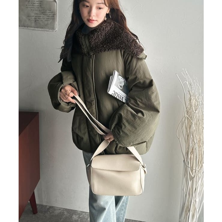 セーラー風カラーがあざとい。中綿バルーンシルエットブルゾン | Classical Elf  | 詳細画像25 