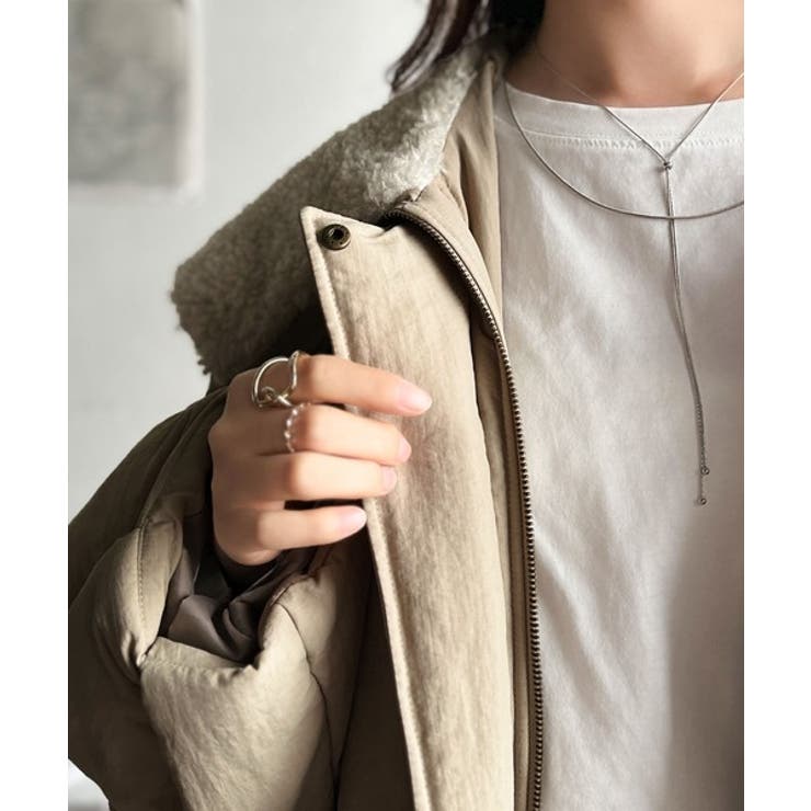 セーラー風カラーがあざとい。中綿バルーンシルエットブルゾン | Classical Elf  | 詳細画像41 