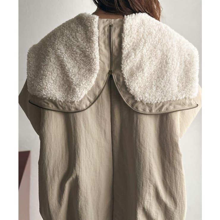 セーラー風カラーがあざとい。中綿バルーンシルエットブルゾン | Classical Elf  | 詳細画像46 