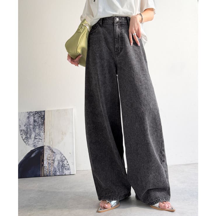 《JaVa ジャバコラボ》快適さとおしゃれの両立！バルーンデニムパンツ | Classical Elf  | 詳細画像7 